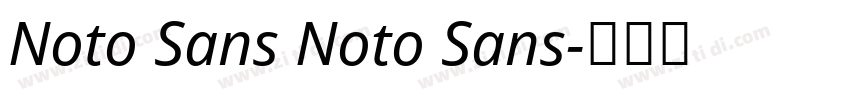 Noto Sans Noto Sans字体转换